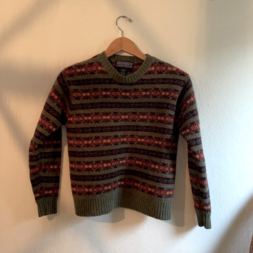 Vintage patterned sweater